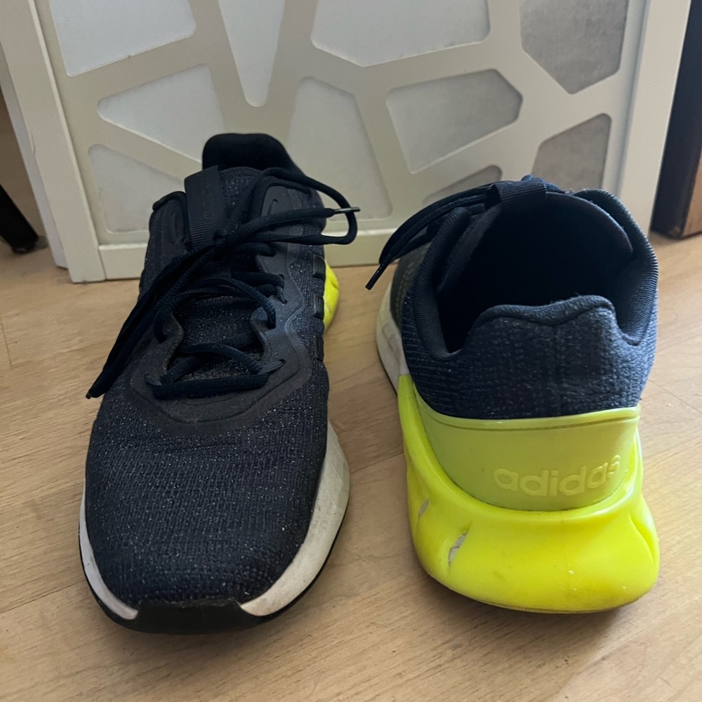 Adidas Black and Yellow Sneakers Modern Design